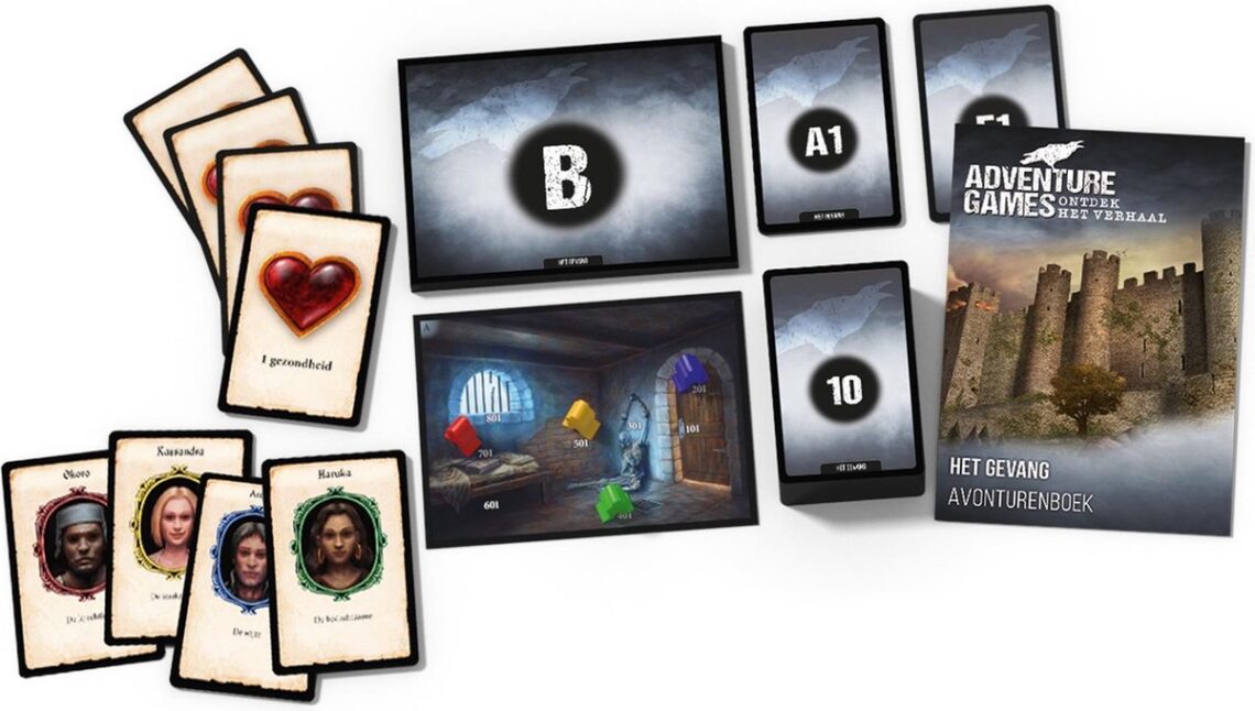 Adventure Games Het Gevang Componenten