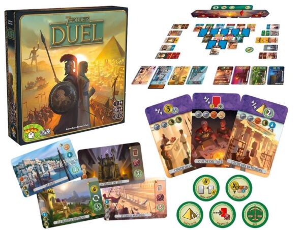 7 Wonders Duel Components