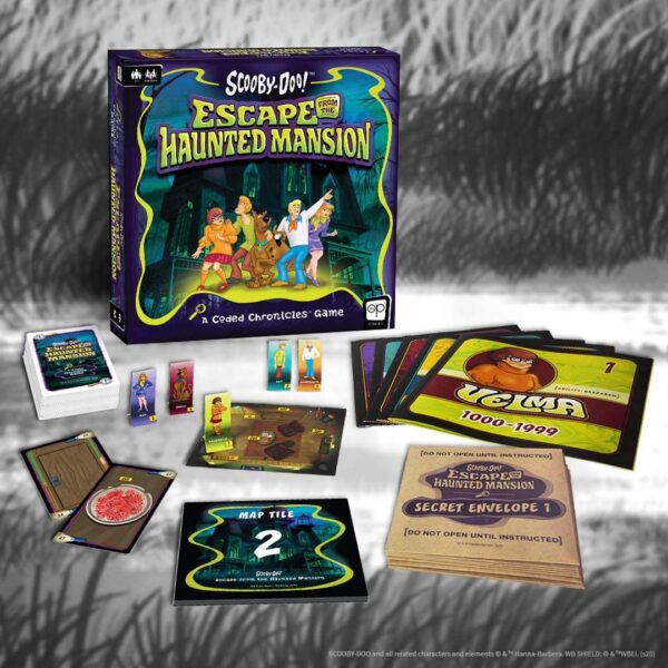 SCOOBY-DOO ESCAPE FROM THE HAUNTED MANSION COMPONENTS