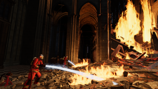 Save Notre-Dame on Fire Town-Quest Ubisoft VR Escape Room Screenshot 2